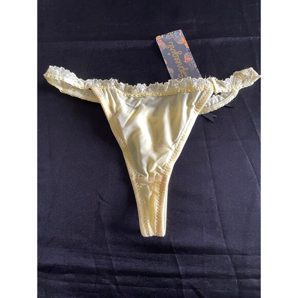 3 PAIR SEVEN TIL MIDNIGHT KEYHOLE THONG PANTIES LINGERIE SIZE L NEW - Picture 8 of 10